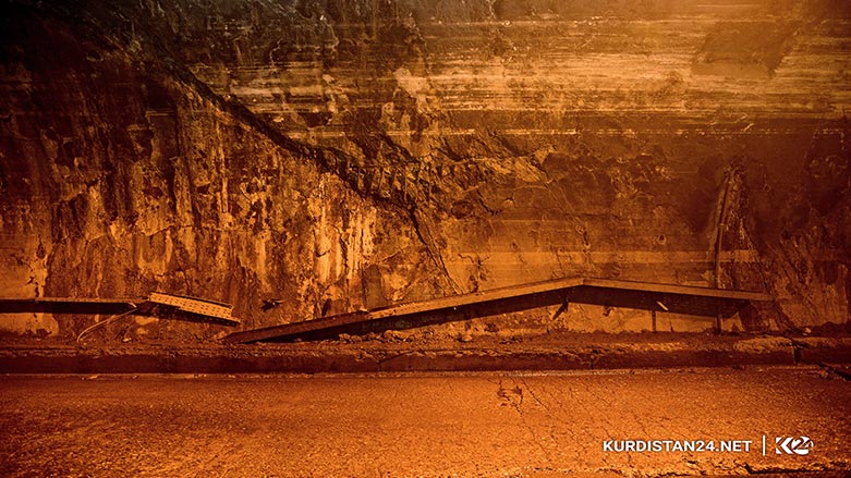 به‌ وێنه‌.. ڕۆژ دوای ڕۆژ تونێلی ده‌ربه‌ندیخان مه‌ترسیدارتر ده‌بێت